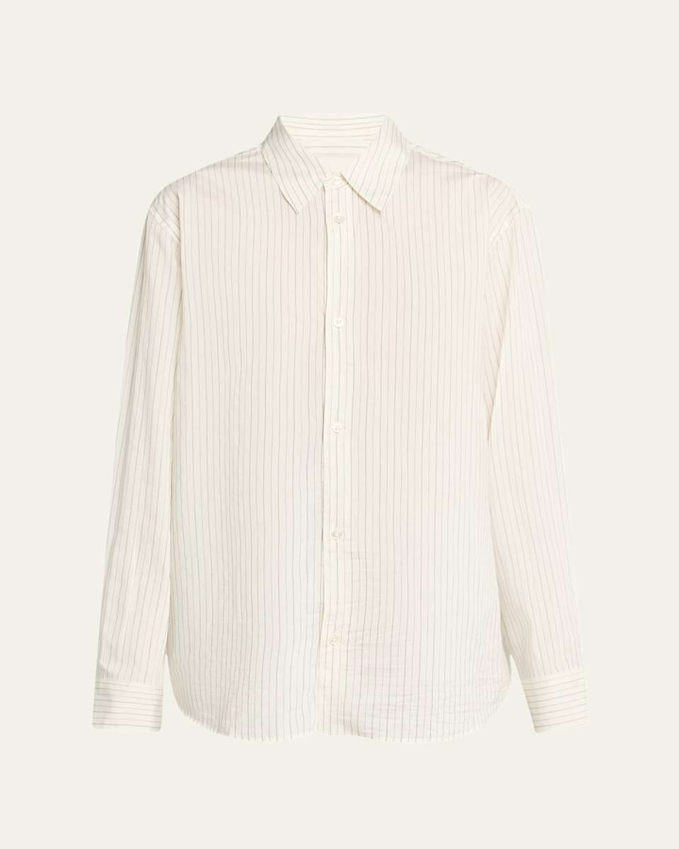 Pinstripe Boxy Shirt